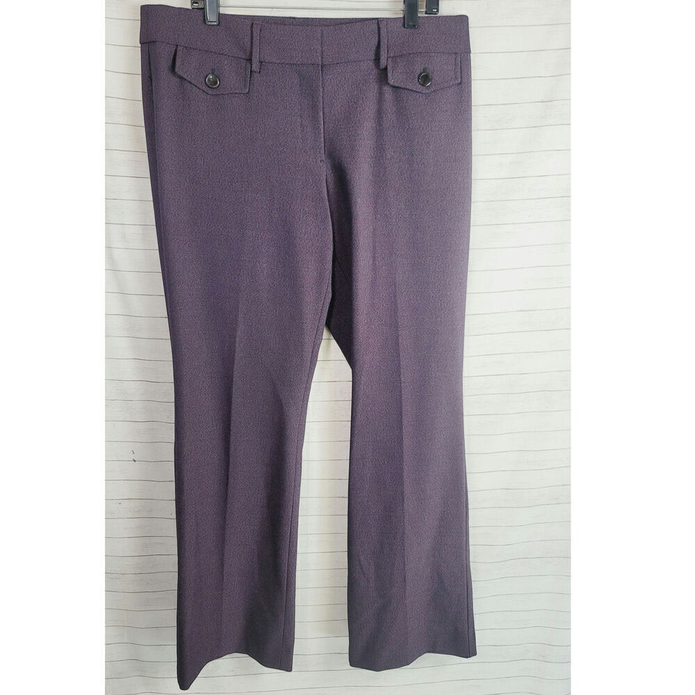 Loft Marisa Tweed Trousers in Forever Navy, sz 12